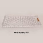 رولت خوری مستطیل بزرگ 15*42 سانت بوسانوا کریستال ناخمن آلمان - Image 2