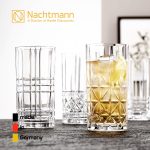 لیوان بلند 4 طرح هایلند کریستال ناخمن آلمان